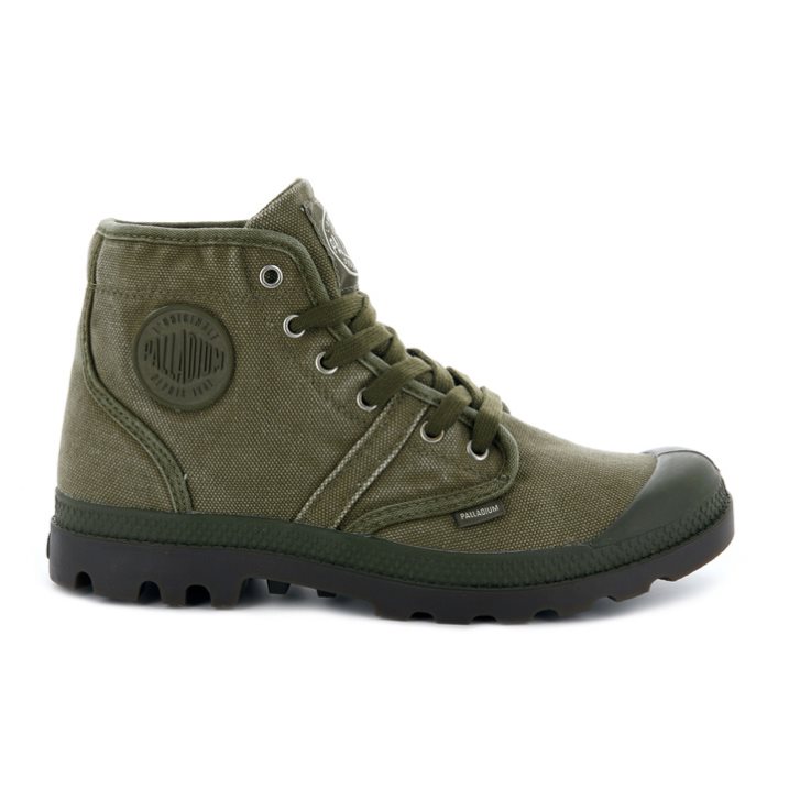 Bottes Palladium Pallabrousse Homme Vert Olive | FR VMI792Y